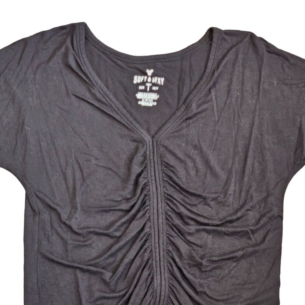 American Eagle Soft and Sexy Women Short Sleeve V-Neck Pullover Shirt Sz S/P/CH